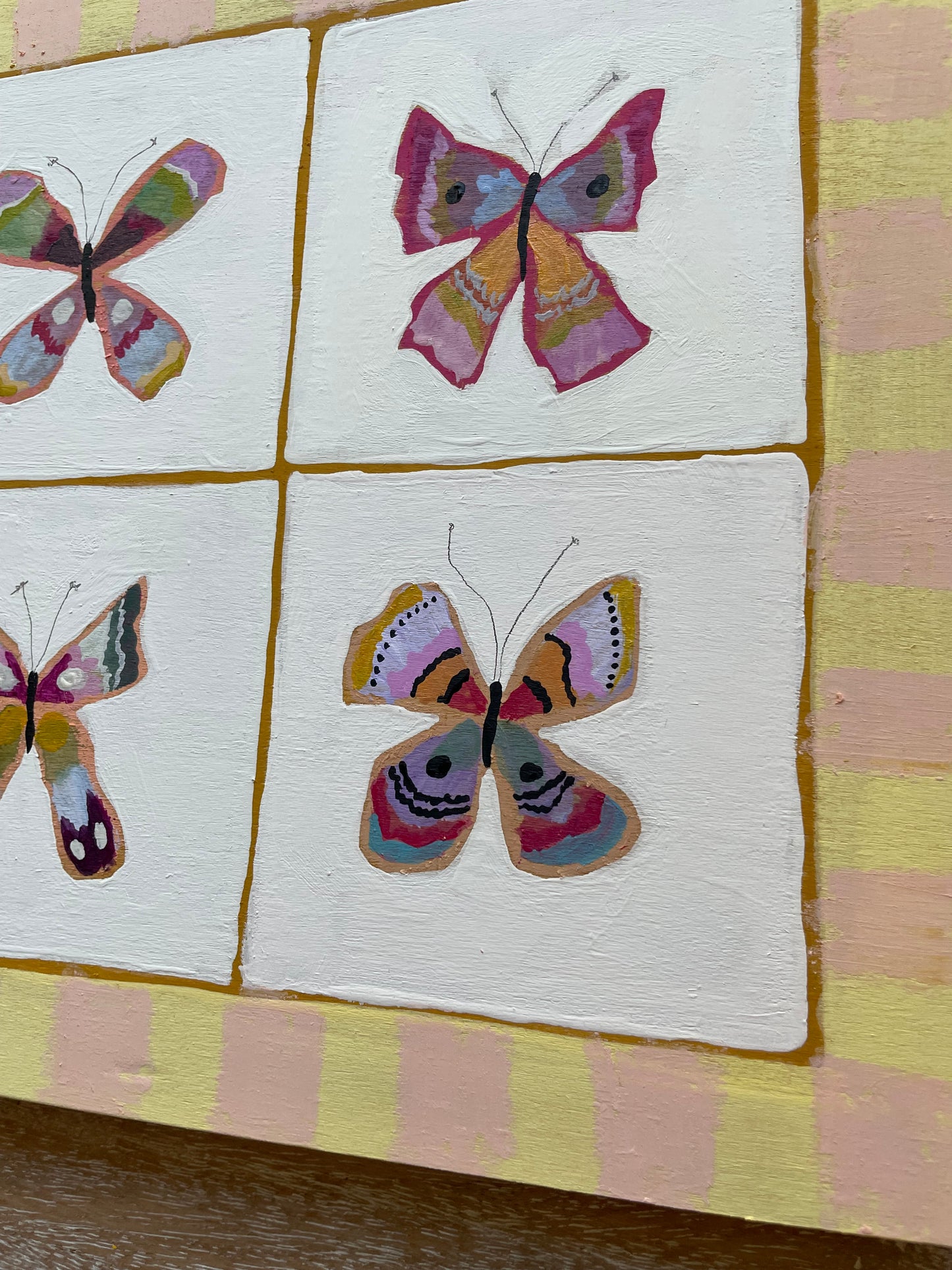 10 x 10 Butter Yellow Butterflies