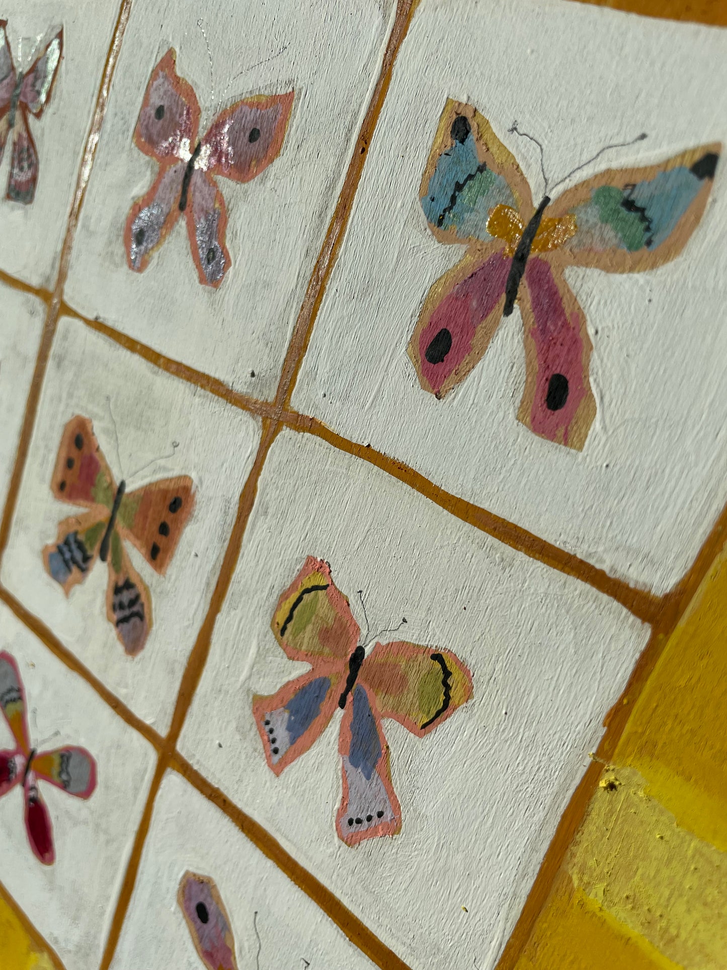 10 x 10 Honey Butterflies