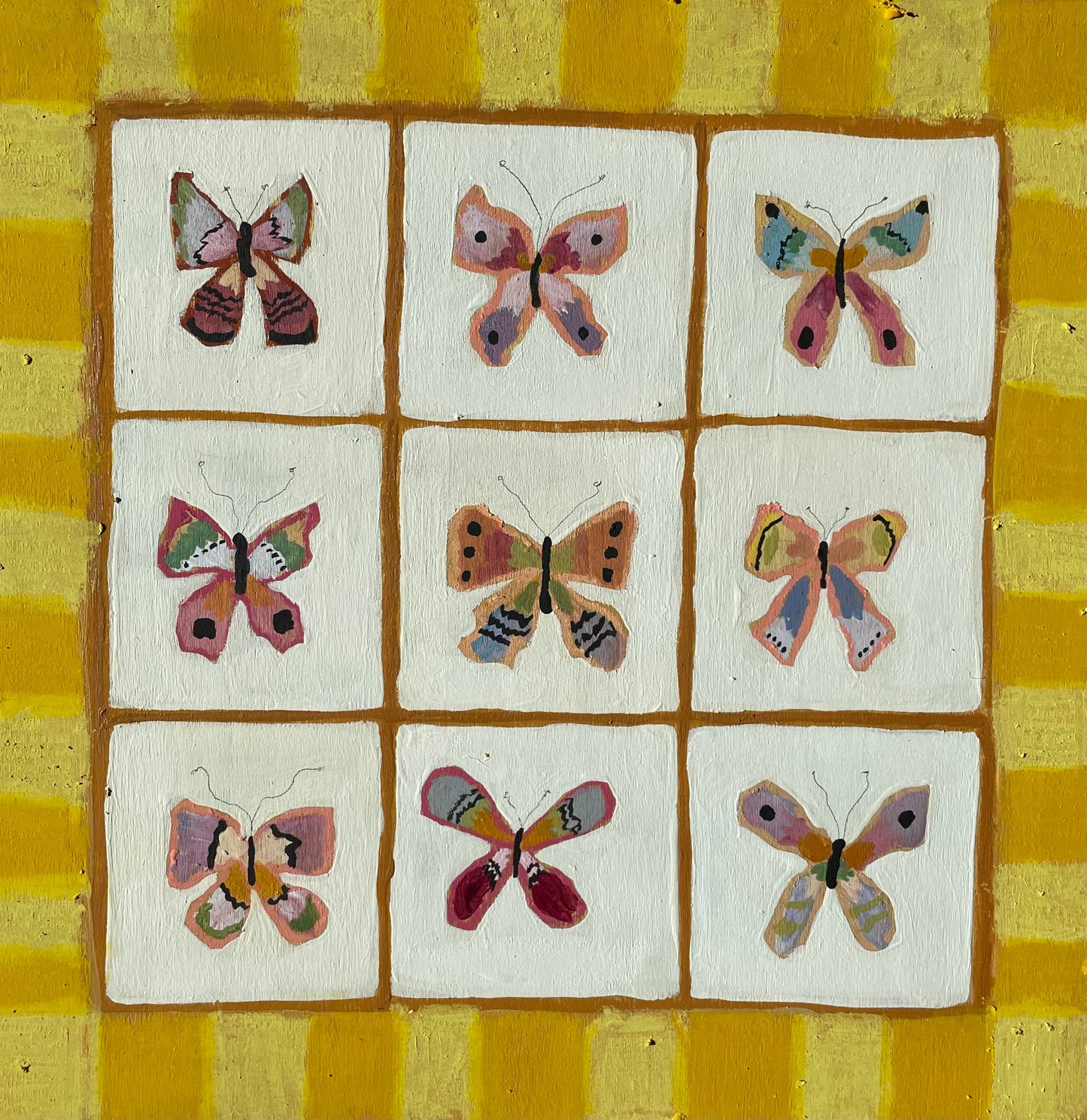 10 x 10 Honey Butterflies