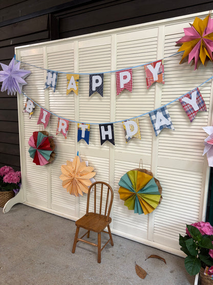 Birthday Banner Template & Instructions
